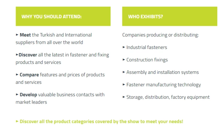土耳其伊斯坦布尔紧固件展览会
